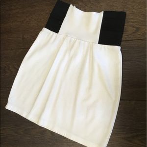 White Arden B mini skirt